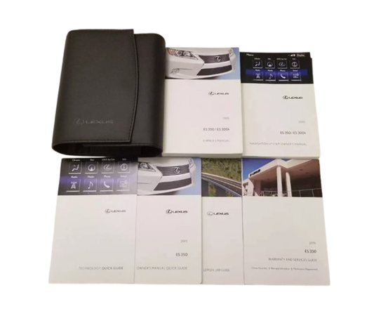 2015 Lexus ES 350 300h Owner's Manual Set