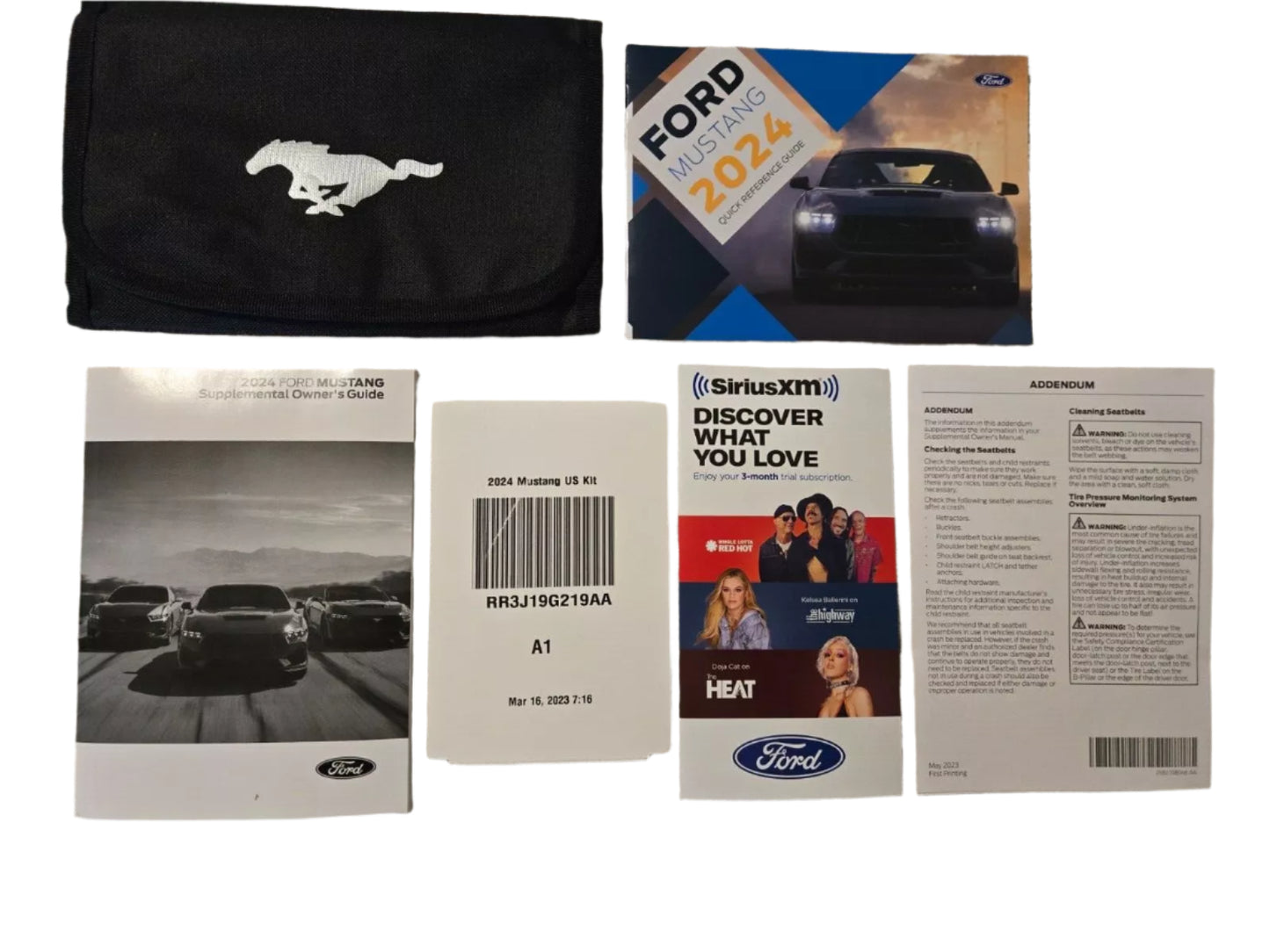 2024 Ford Mustang Owner's Manual Set