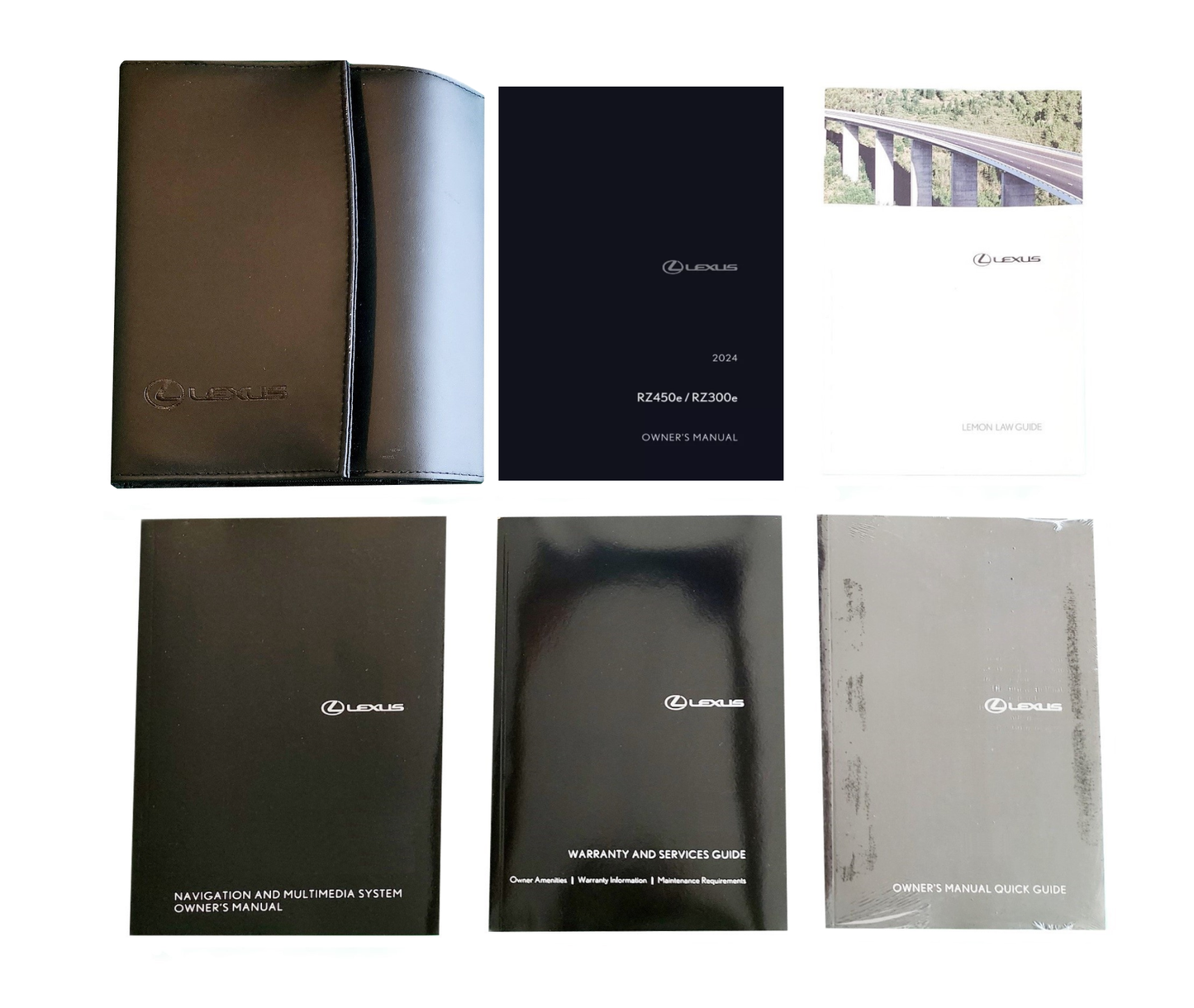 2024 Lexus RZ 450e 300e Owner's Manual Set